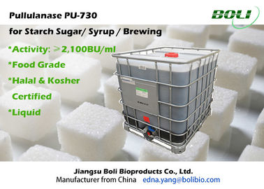 높은 ConcentrationFood 급료 풀 루라 나제 효소 PU - 전분 설탕 2100 BU/ml를 위해 730