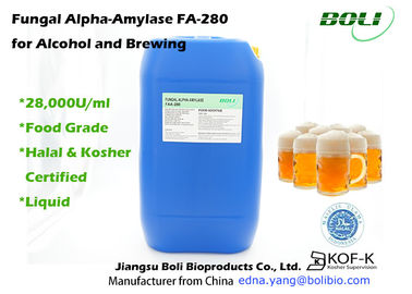 액체 버섯 모양 알파 아밀라제 FA-280의 안정되어 있는 활동 - GMO를 비 양조하는 알파 아밀라제 효소
