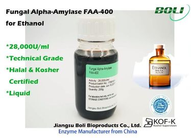 액체 버섯 모양 알파 아밀라제 FAA - 400의 생산 에타놀을 위한 생물학 효소