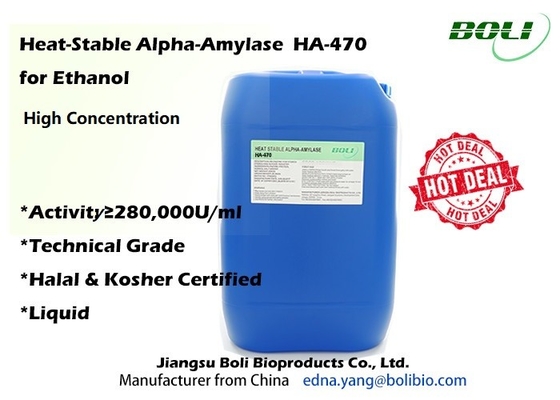 에탄올을 위한 고농도 내열성 α-아밀라제 HA-470