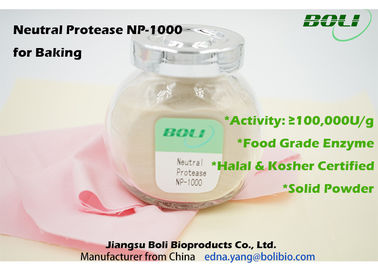 음식 급료 굽기 효소 비 중립 프로테아제 분말 - GMO 100000 U/g