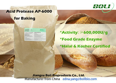 산성 프로테아제 굽기 효소 높은 농도 안정되어 있는 활동 600000U/g