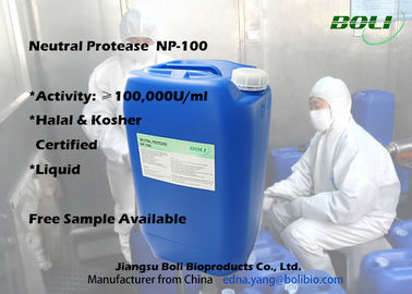 산업 액체 중립 답백질 분해효소 프로테아제 NP-100 효소