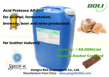 알콜 발효작용 양조 그리고 동물 먹이를 위한 액체 모양 답백질 분해효소에 있는 산성 프로테아제 AP-050
