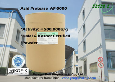 펩티드 산성 안정되어 있는 프로테아제 AP-5000 활동 500000 U/g로 단백질 개조