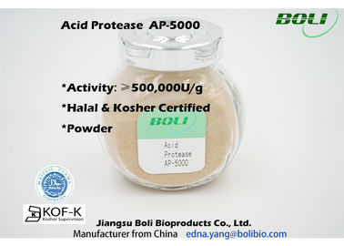 펩티드 산성 안정되어 있는 프로테아제 AP-5000 활동 500000 U/g로 단백질 개조