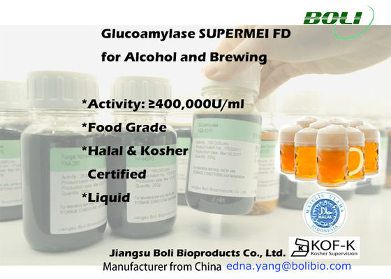 음식 사용 최고에 의하여 집중되는 효소 Glucoamylase Supermei FD