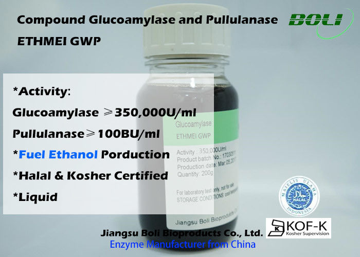 액체 Glucoamylase 및 Pullulanase에 의하여 혼합되는 효소 Ethmei Gwp 더 높은 전환율
